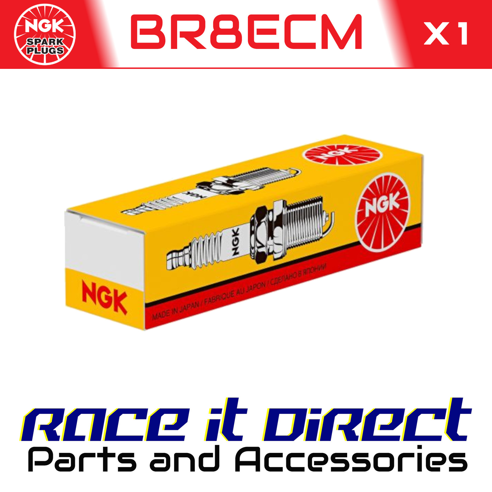 NGK Spark Plug BR8ECM Standard Japan