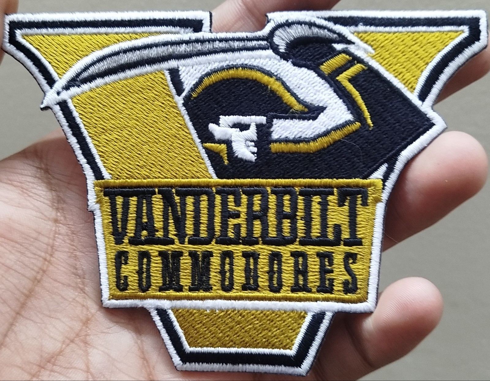 Vanderbilt Commodores NCAA Team Logo Iron On Patch-Sew Patch-Embroidered Patch