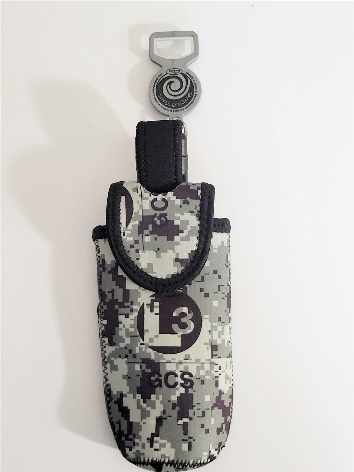 L3 GCS Water Bottle Pouch Holder With Clip and Keychain Bottle Tool