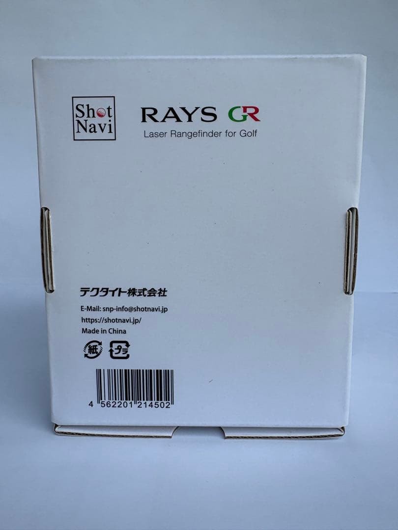 ShotNavi RAYS GR Golf Laser Rangefinder Black Used