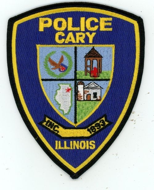 ILLINOIS IL CARY POLICE NICE SHOULDER PATCH SHERIFF