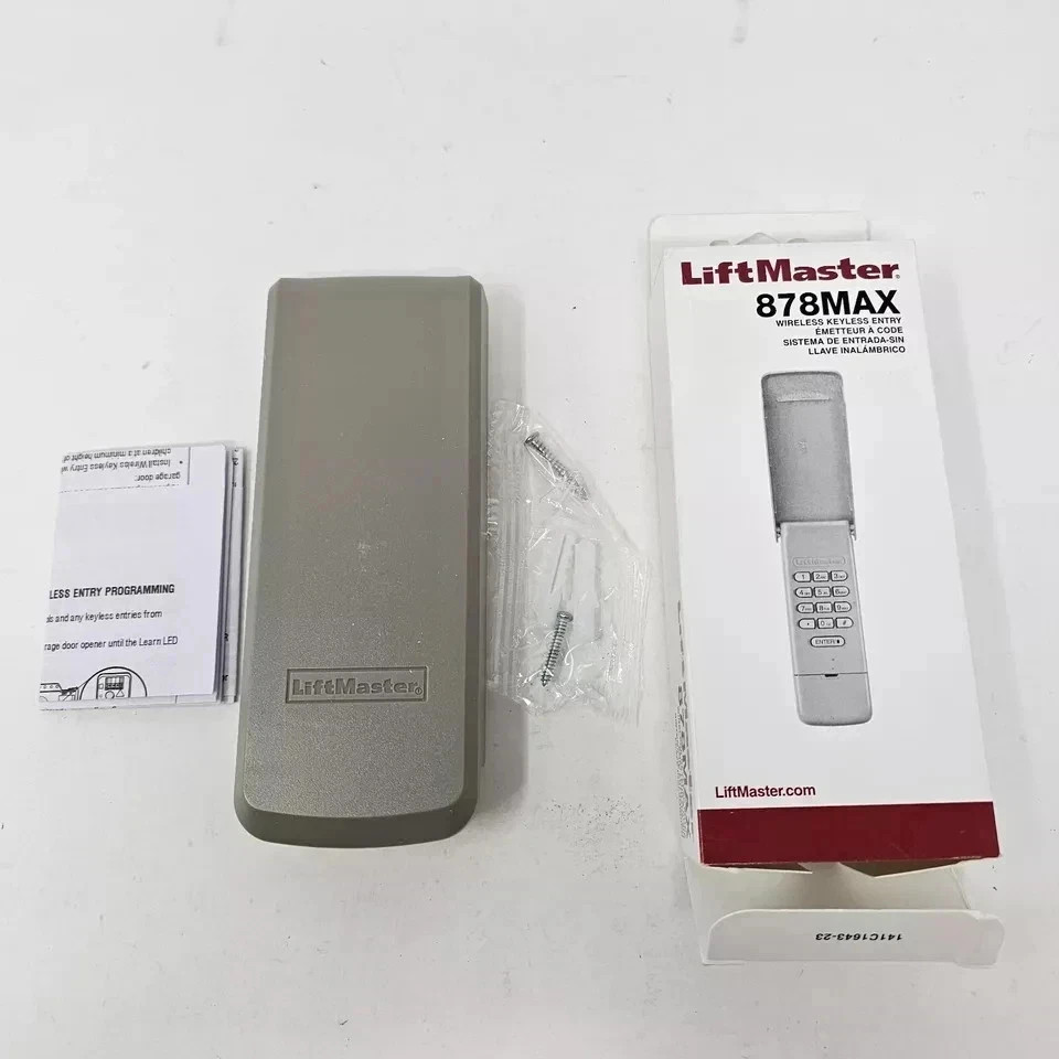 LiftMaster 878MAX Wireless Keypad Garage Door Opener Keyless Entry New Sealed