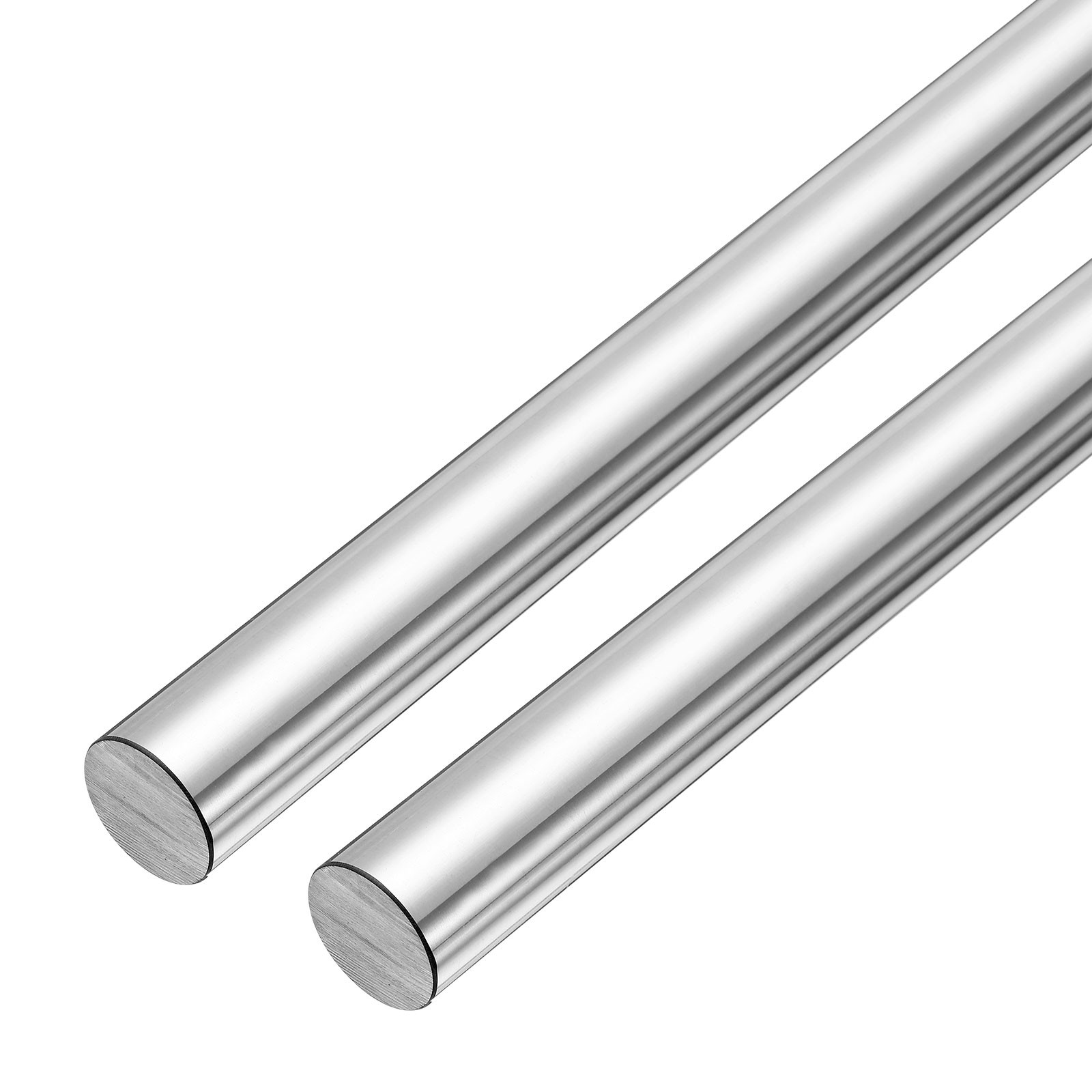 Linear Motion Rods, 2Pcs 16mm x 600mm(0.63"x23.62") Linear Rail Rod Shaft Guide