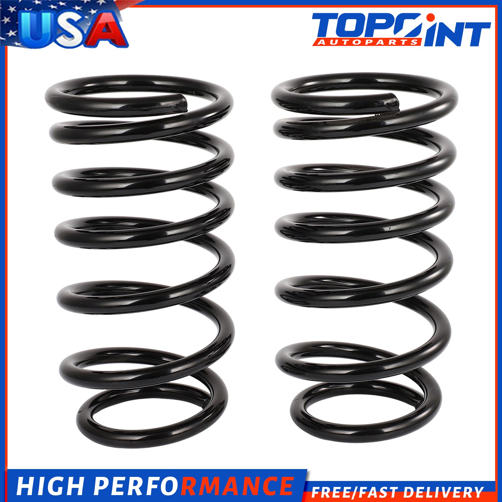 Rear Coil Springs Set of 2 Fits Toyota 4Runner 1989-1995 L4 2.4L V6 3.0L L & R