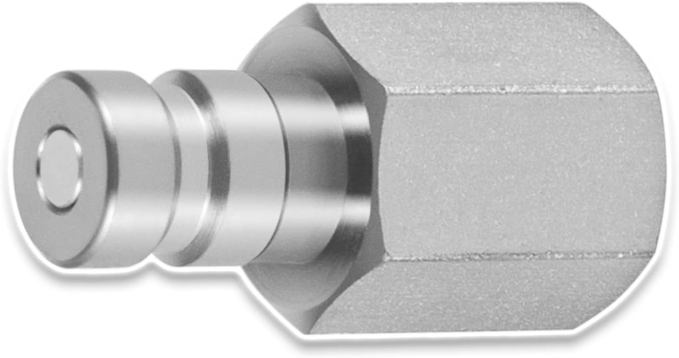 PD342 Series PD Steel Test Port and Diagnostic Equipment Quick Nipple 1/8" Body