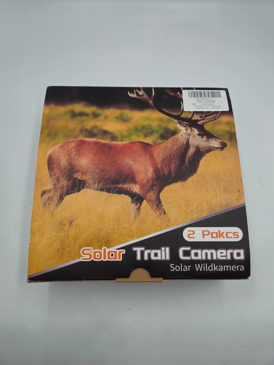 MAXDONE PH960W Solar Rechargeable Trail Camera 2 Pack New
