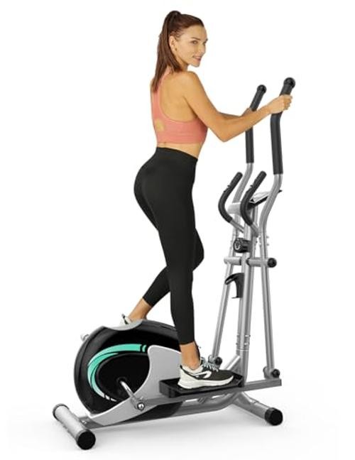Compact Elliptical Machine for Home - Hyper-Quiet Exercise Machine