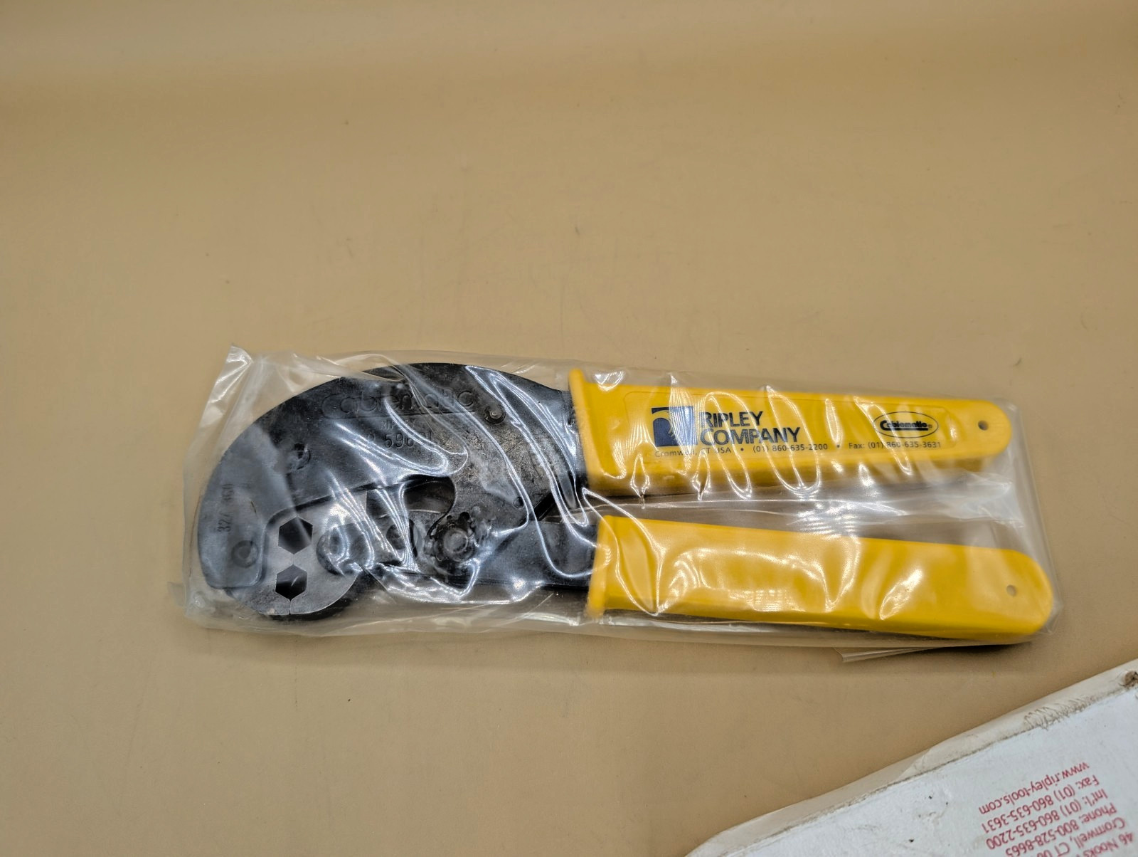 Ripley Cablematic CR596QL Hex Crimp Tool New Sealed