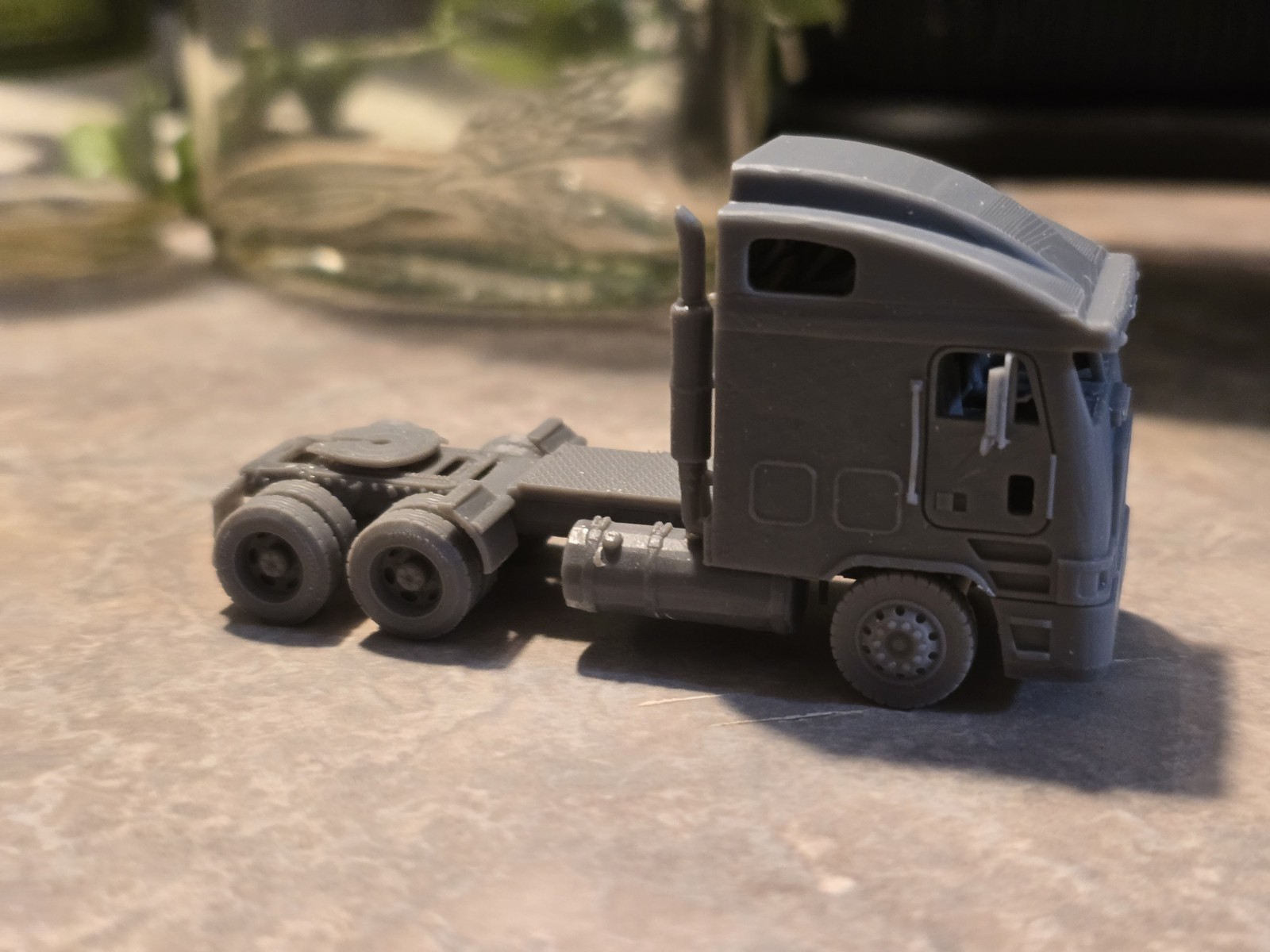 Ho Scale Freightliner Flb Sleeper No Aero Undecorated Kit 3D Printed