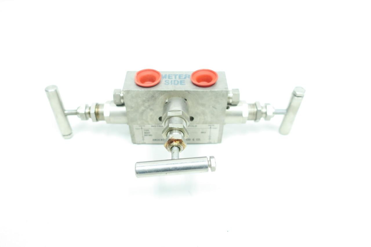Anderson Greenwood M1HPS-4-XP 06.0479.002 Stainless Instrument Manifold 6000psi