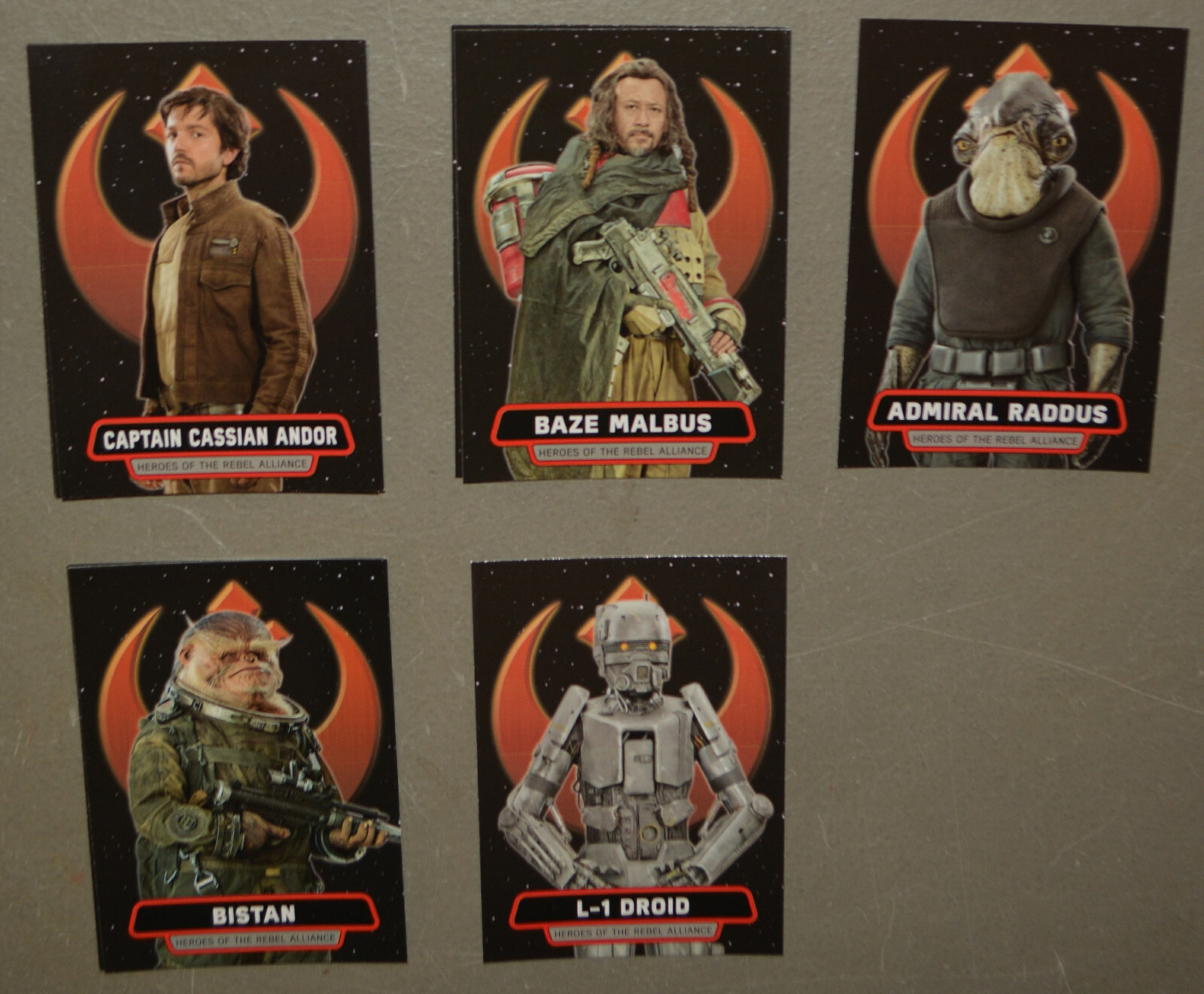 Rogue One series one insert cards - You Pick - Heroes, Villains, Blueprint...