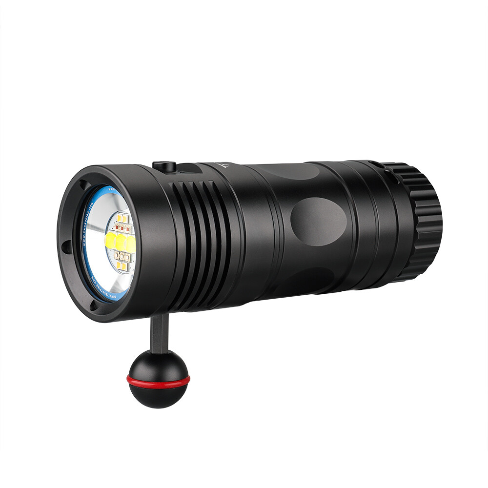 TustFire DF90 Kit 15000Lumen Brightest LED Diving Light Waterproof Flashlight