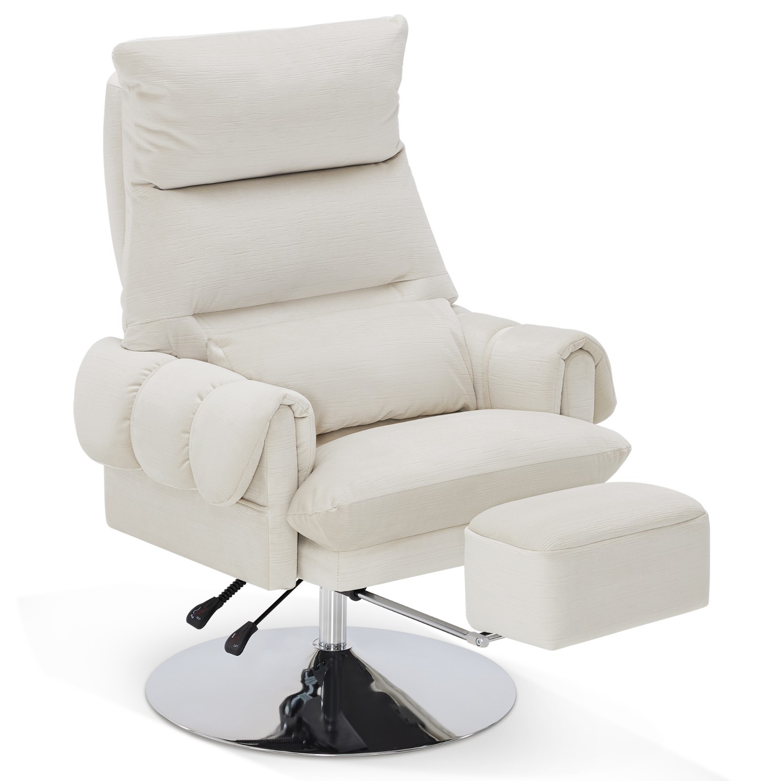 BarberPub Beauty Salon Chair with Lumbar Support, Adjustable Height Massage 8105