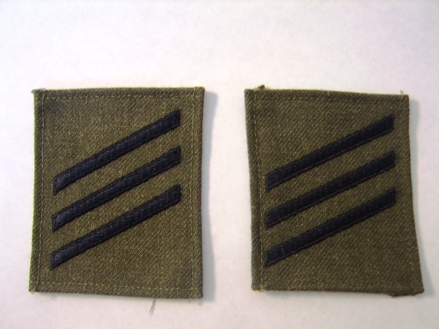 USN RATE - SEAMAN (SN E-3) FOR FEMALE USMC STYLE UNIFORMS  = PAIR (2):K9