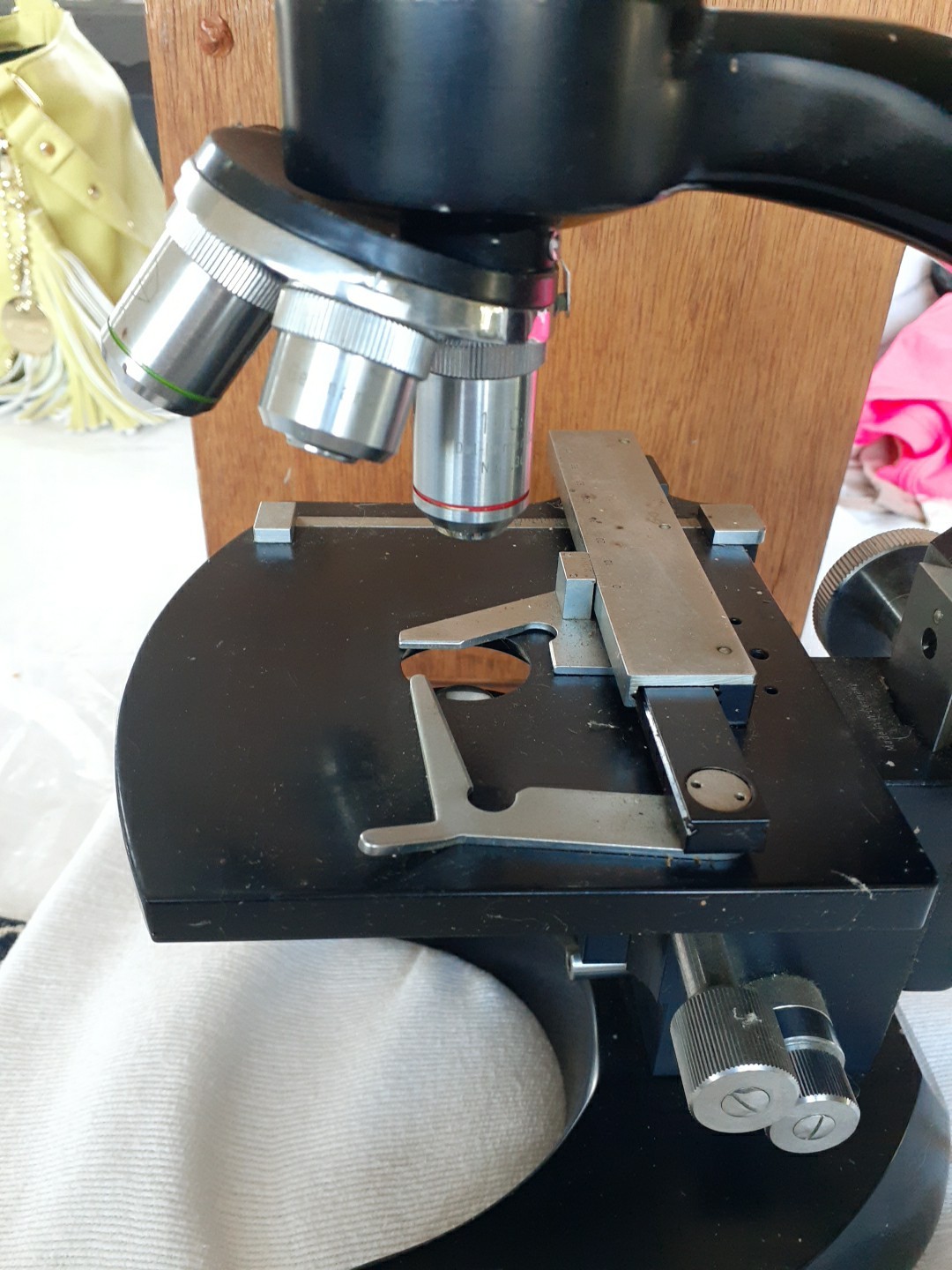 Vintage Ultralux Wetzlar Microscope w Case