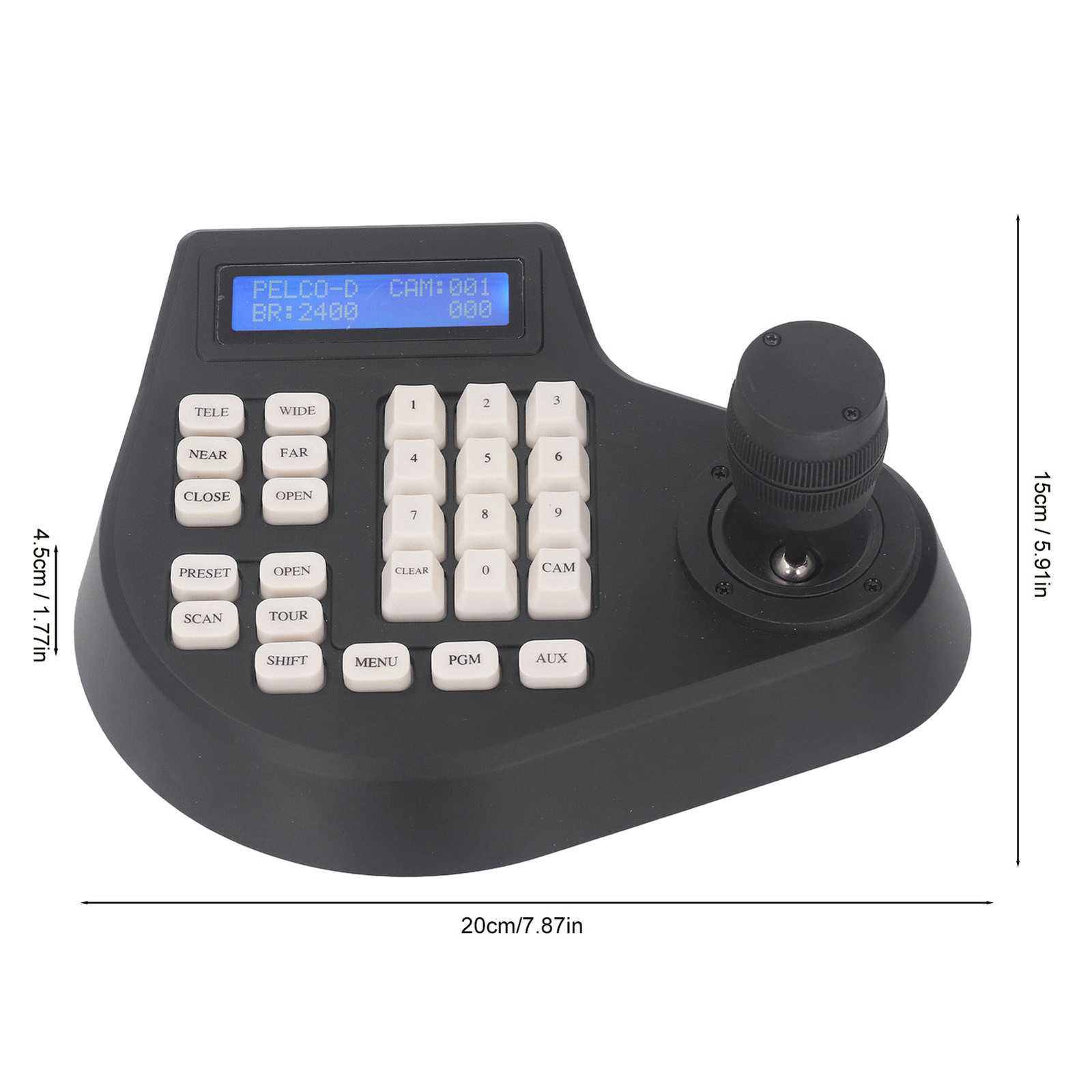 Pan Tilt Keyboard Controller Analog Coaxial Dome Camera Controller Tool Part