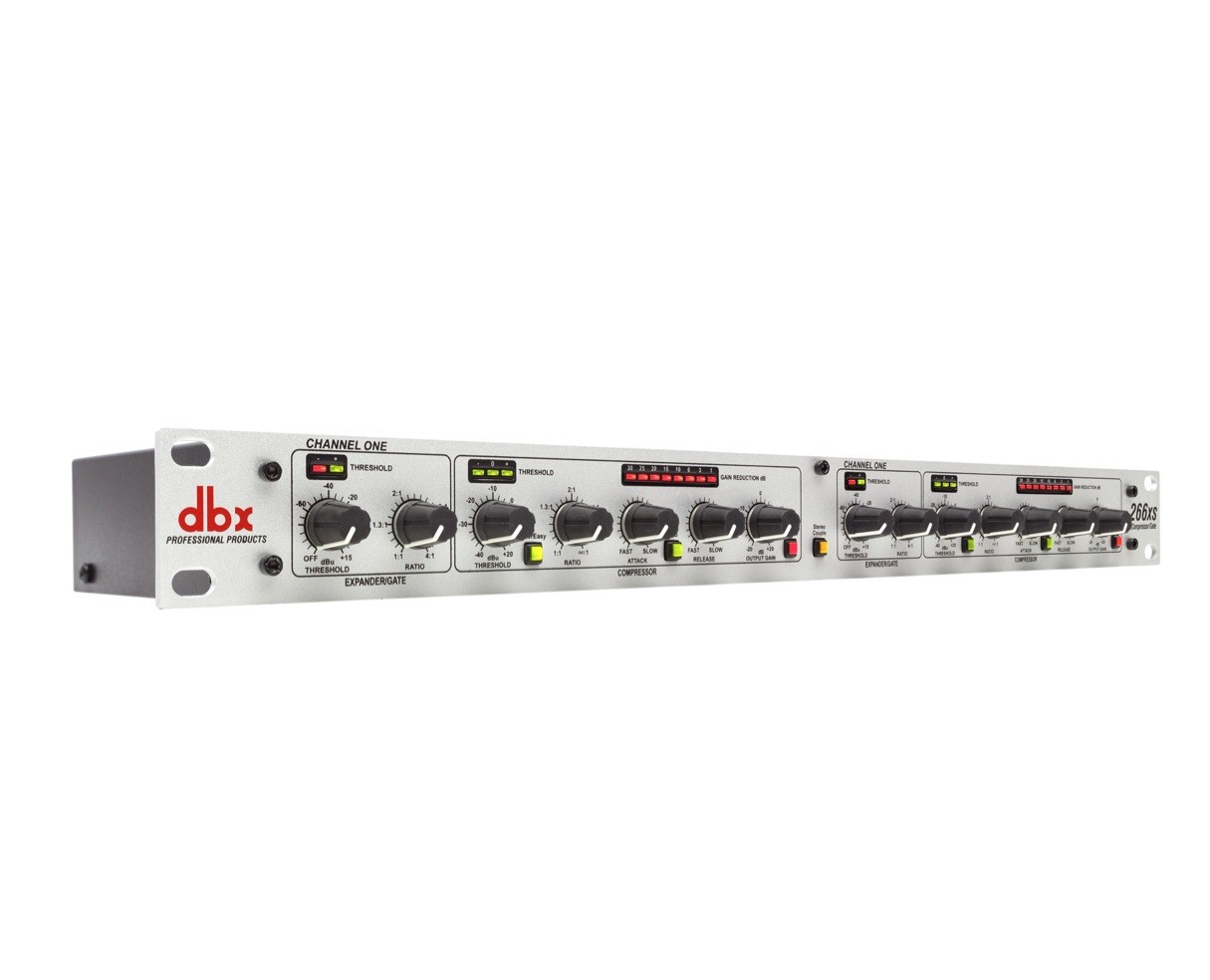 DBX 266xs Dual Channel Compressor Gate Dynamics Processor w/ Side Chain Insert