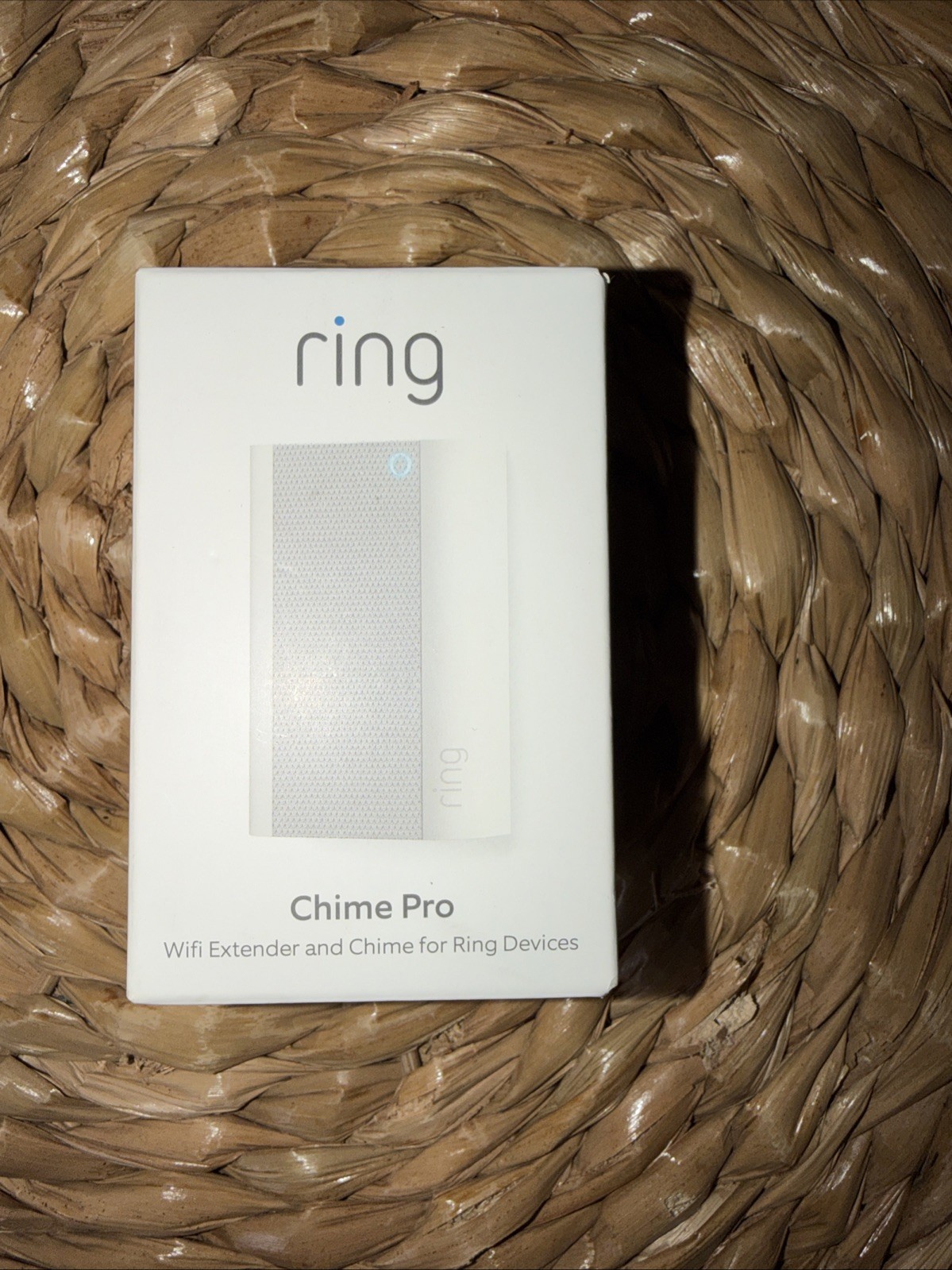 Ring Chime Pro Wi-Fi Extender for Smart Doorbell - White Unopened Box