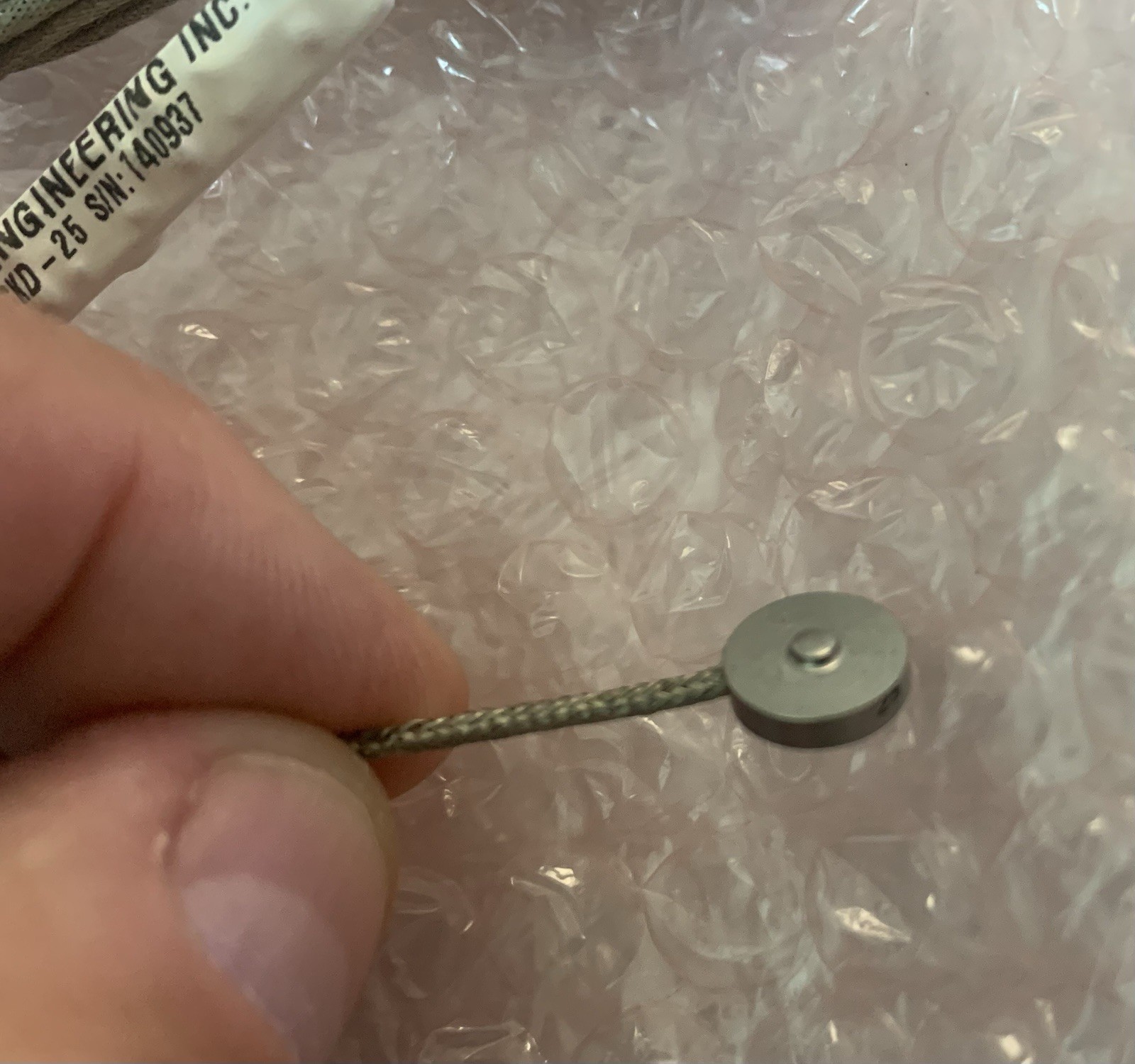 Omega Subminiature Button Compression Load Cell - LCKD-25 - 25lbf