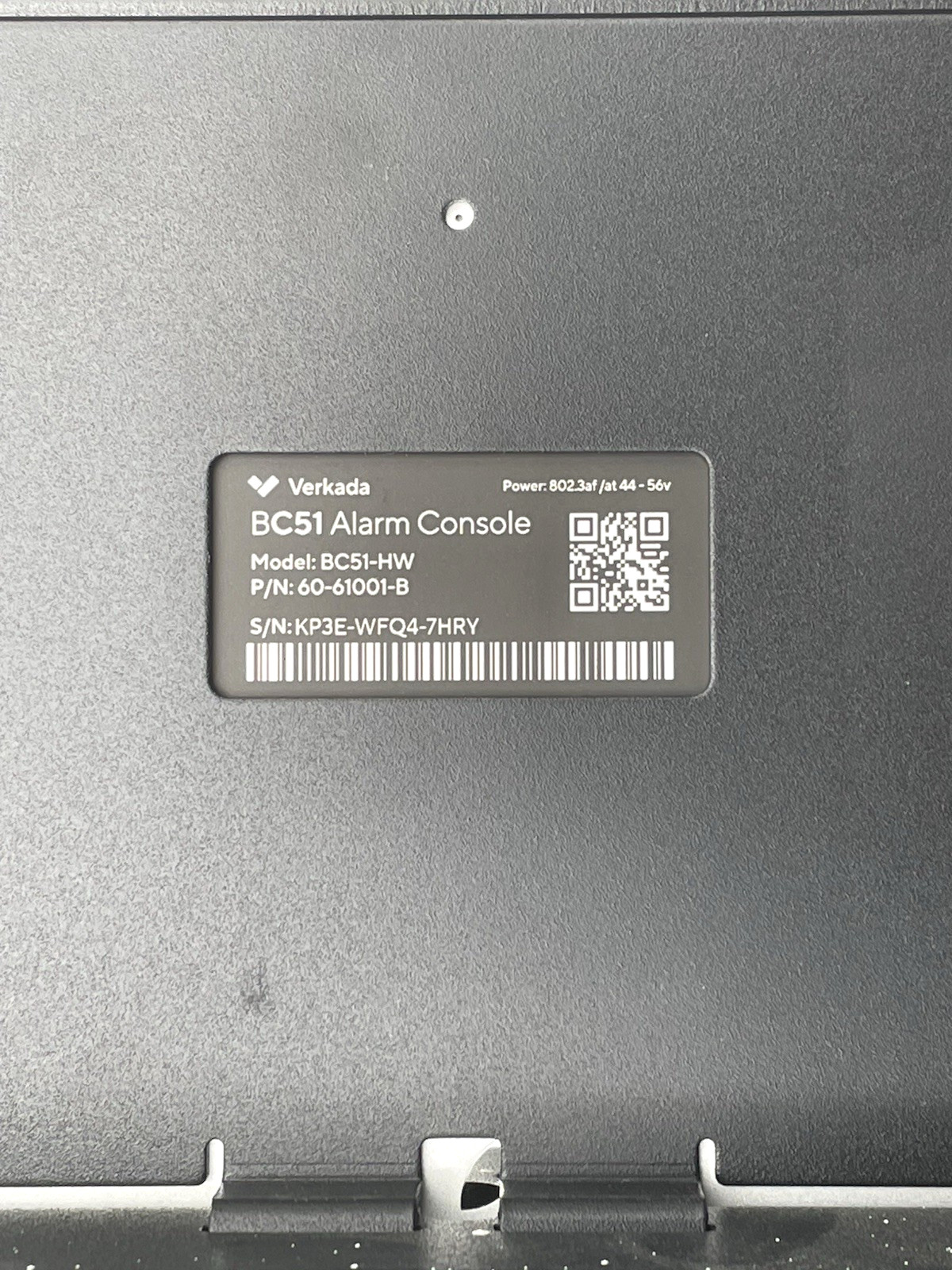 VERKADA BC51 ALARM Console CONTROL PANEL 1A-51001- Open Box