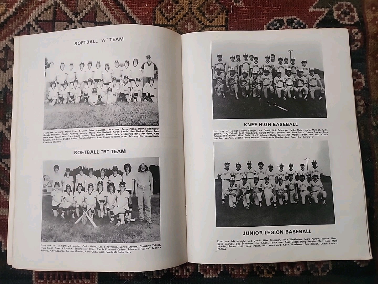 Vintage CLIPPERS '79 Midget Football Program Upper Nazareth A. A.