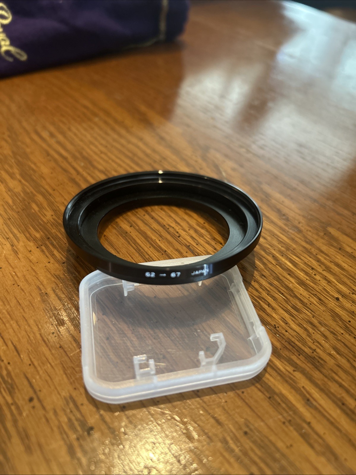 62mm to 67mm Step Up Camera Lens Filter Adapter Ring  62-67 mm Made In Japan