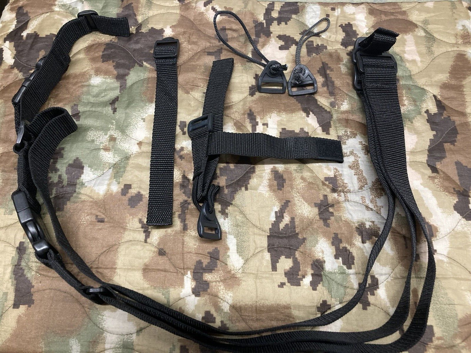 3 Point Combat Assault Sling w Accessories and Manual USMC NOS
