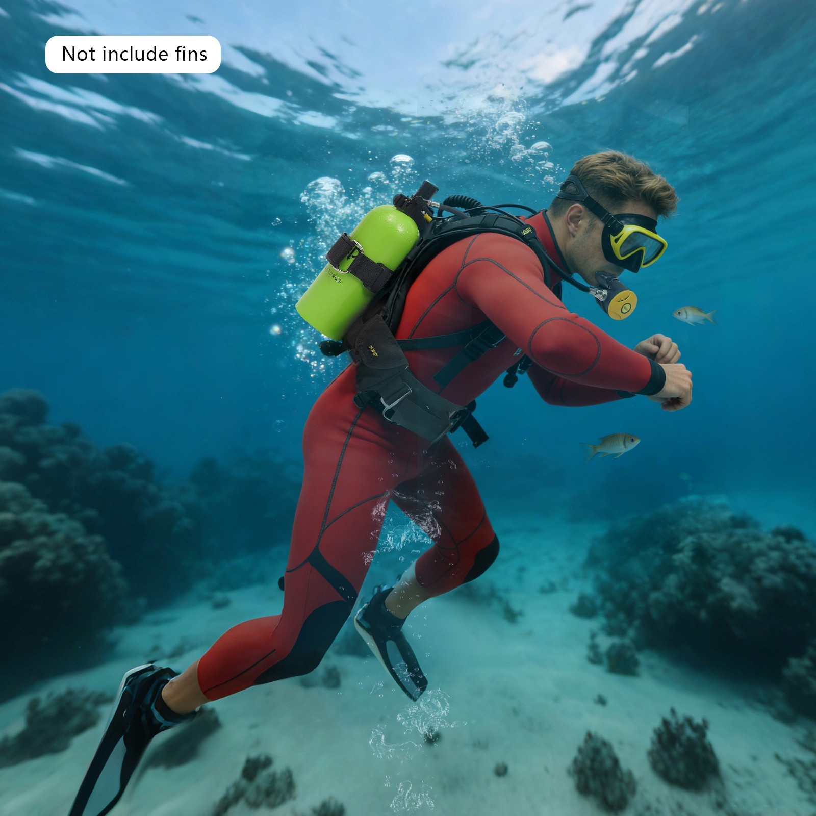Scuba Tank Kit, 3L Diving Scuba Tank Diving Equipment, Scuba Tank For Snorkeling