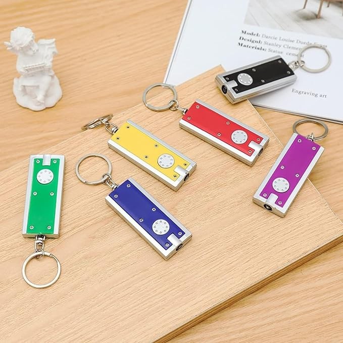 500PCS Mini Keychain Flashlight LED Light Bulk Small Flashlight for Outdoor