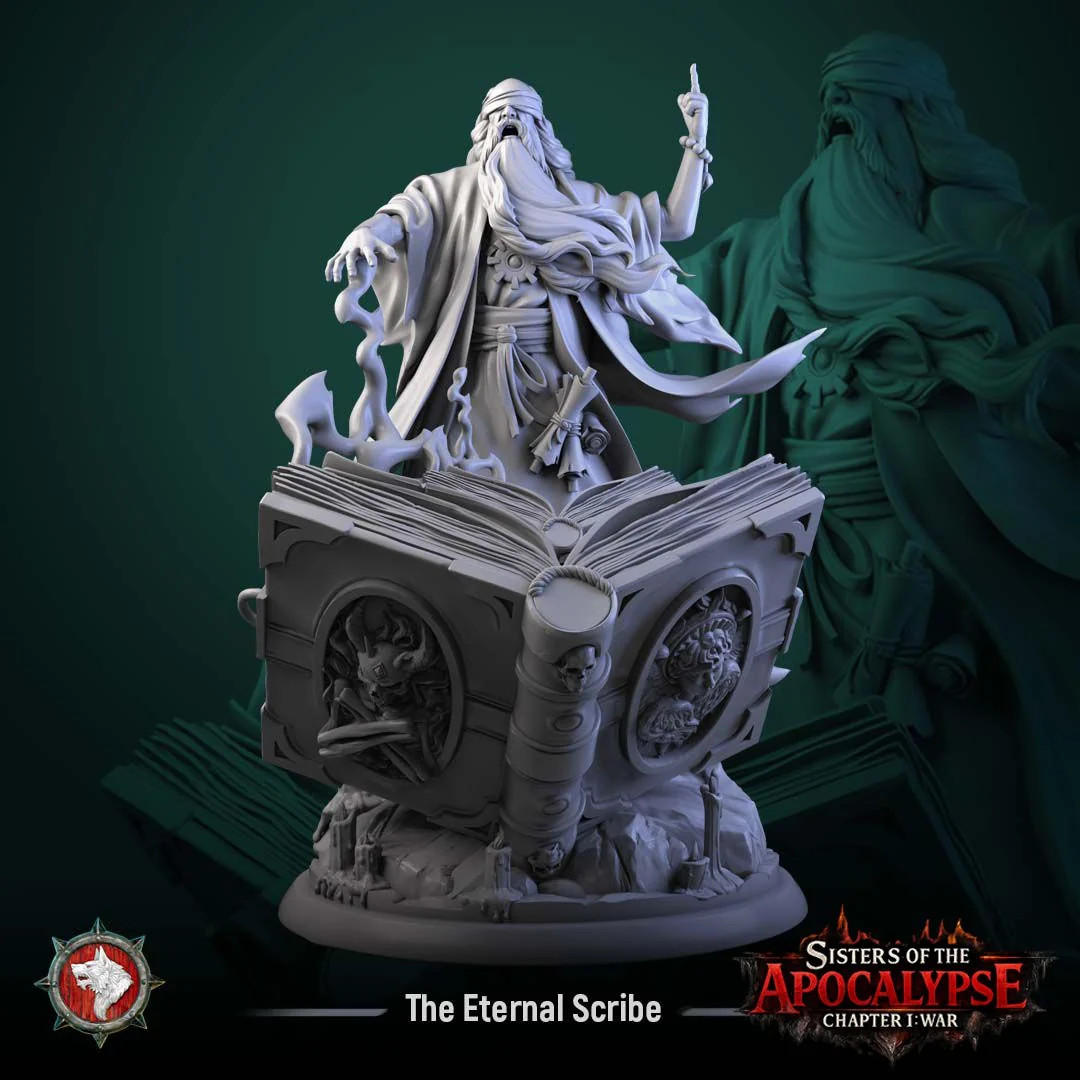 The Eternal Scribe - Resin Tabletop Miniature