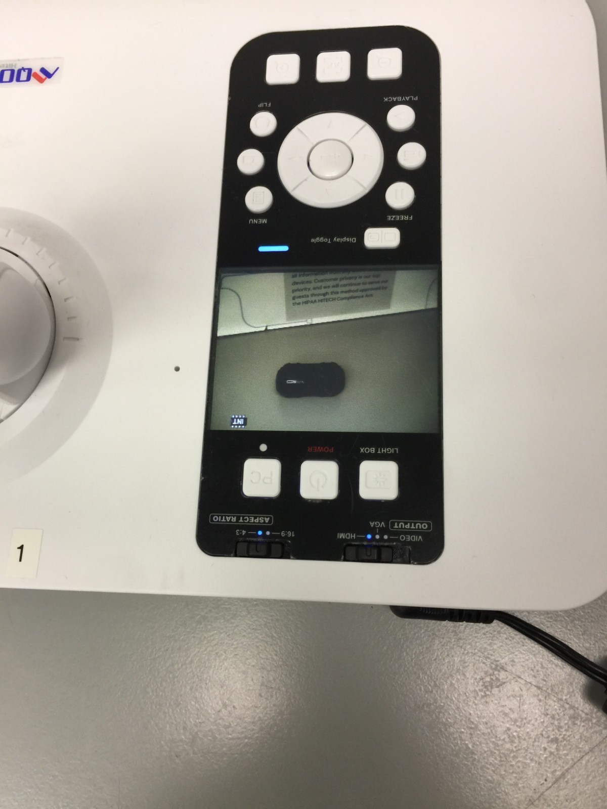 R20 QOMO HITE VISION QPC60 SCIENCECAM / DOCUMENT CAMERA W CD / CORDS &REMOTE