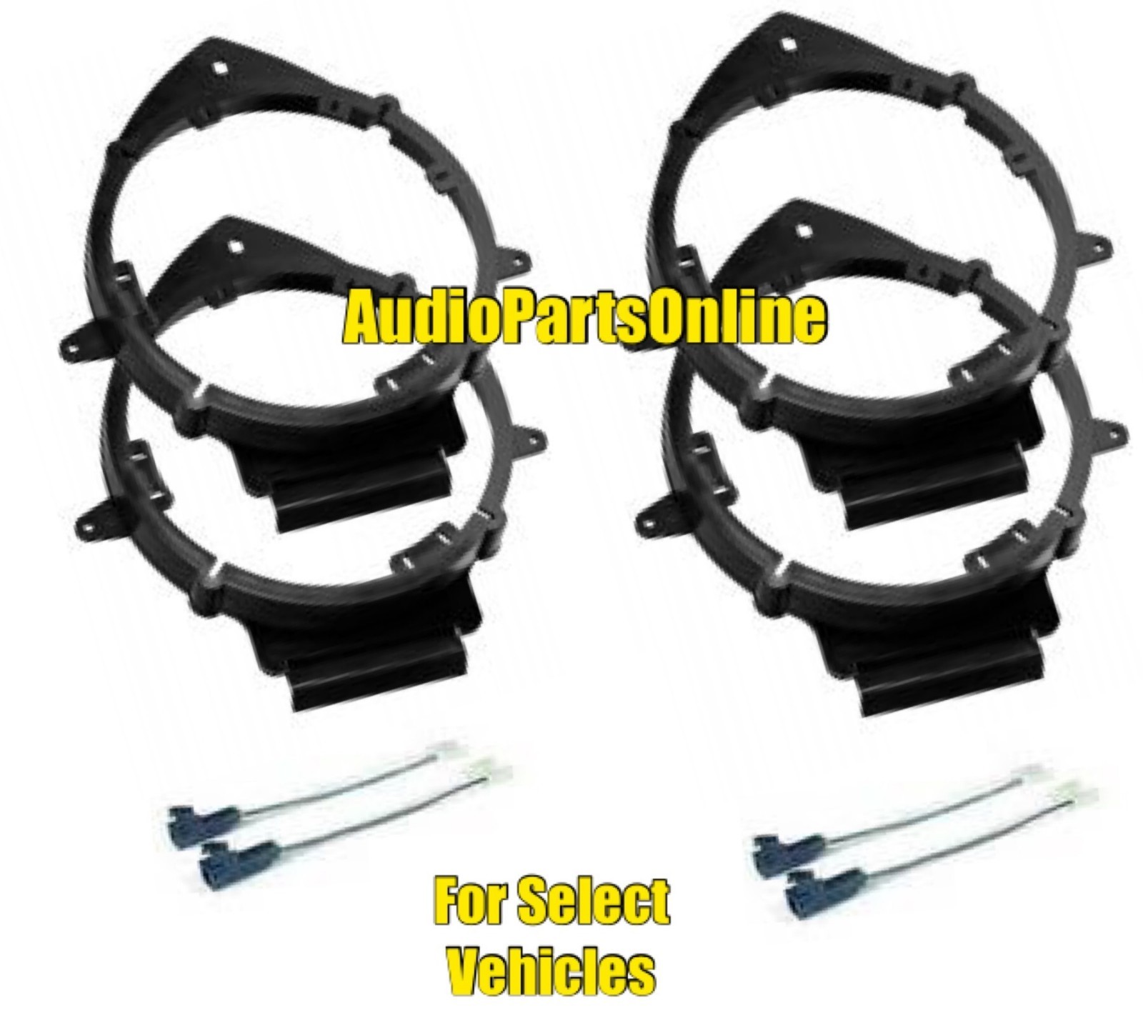 Door Speaker Install Kit Combo for select Chevrolet Silverado Suburban Tahoe etc