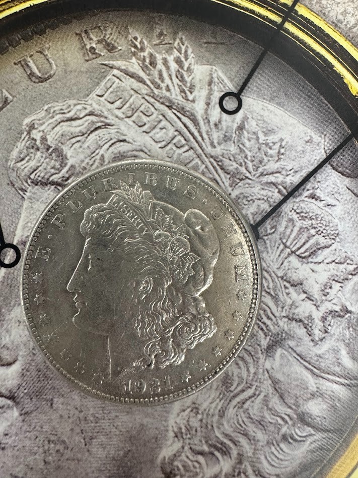 1921-S $1 Morgan Silver Dollar- CM-0345