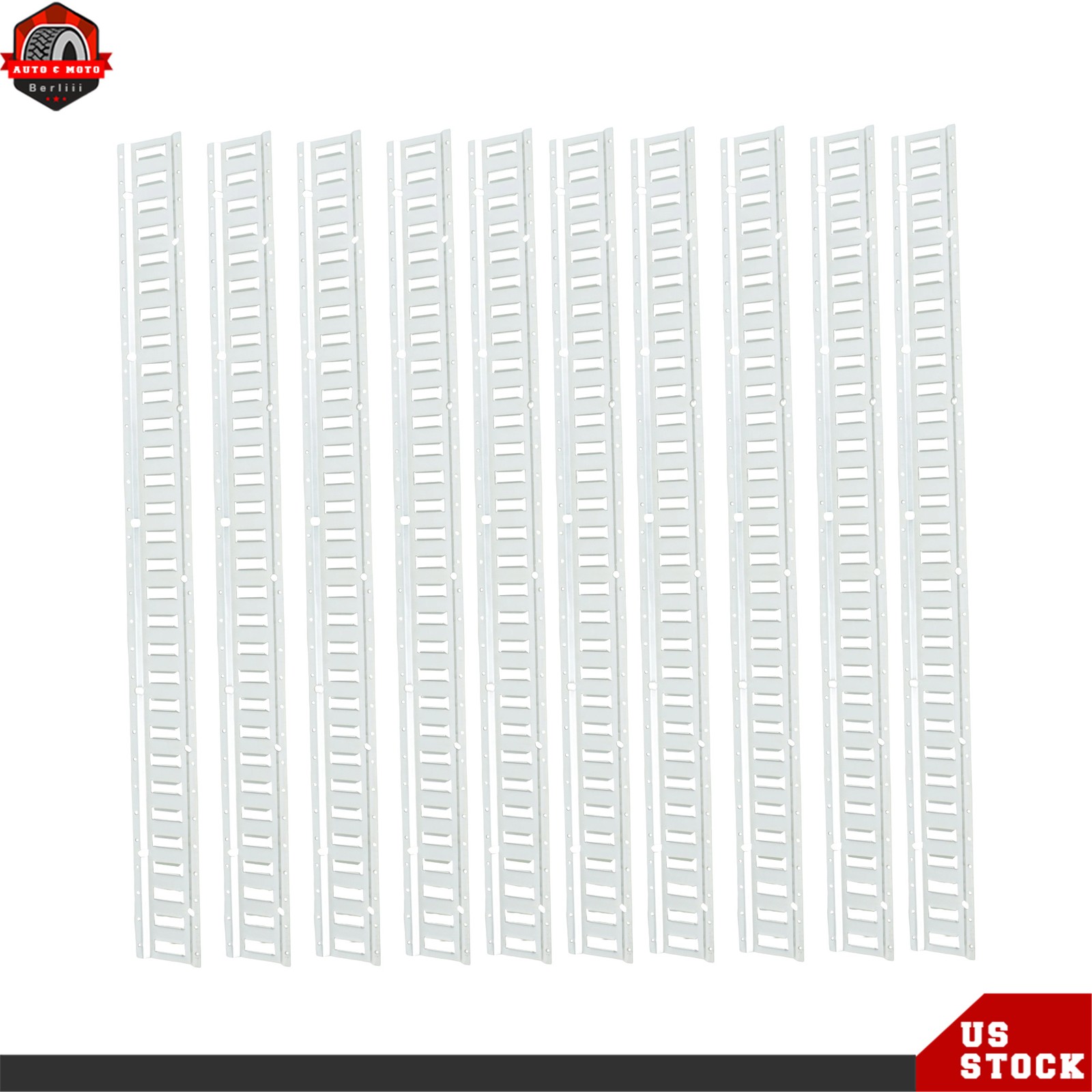 New 10 Pack For Trucks Trailers Cargo Vans Labwork 5' E Track Tie Down Rail Kit