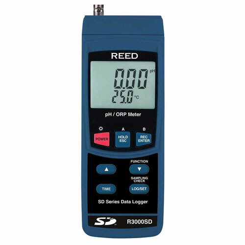 Reed Instruments R3000SD pH ORP Meter w/ SD Card Slot for Data Logging