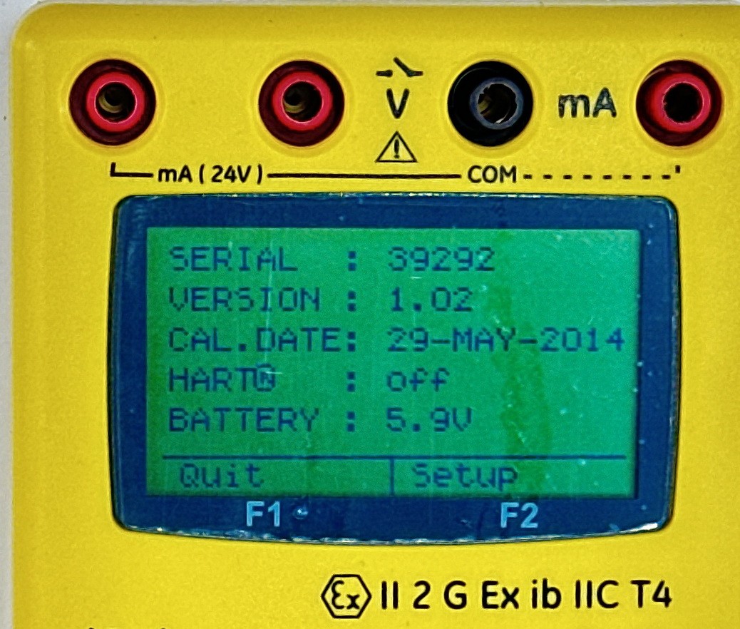 Druck UPS III IS Loop Calibrator Intrinsically Safe ATEX Linear Flow