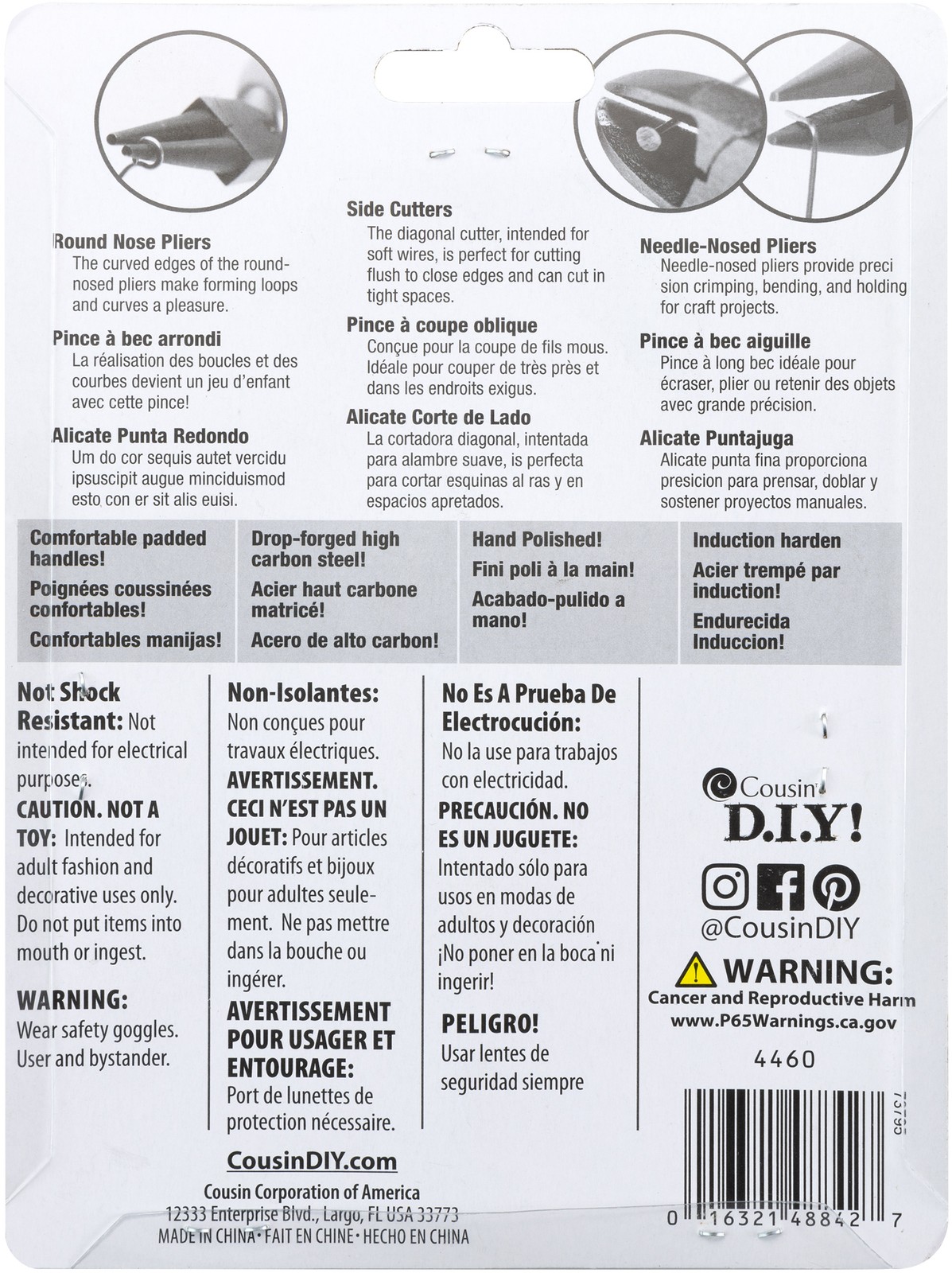 CousinDIY Tool Basics Tool Kit-3pcs - 4460-00002
