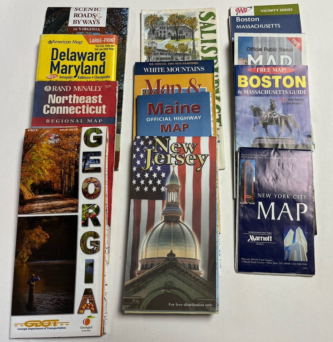 Lot of 37 US & Canada Road Maps Some AAA