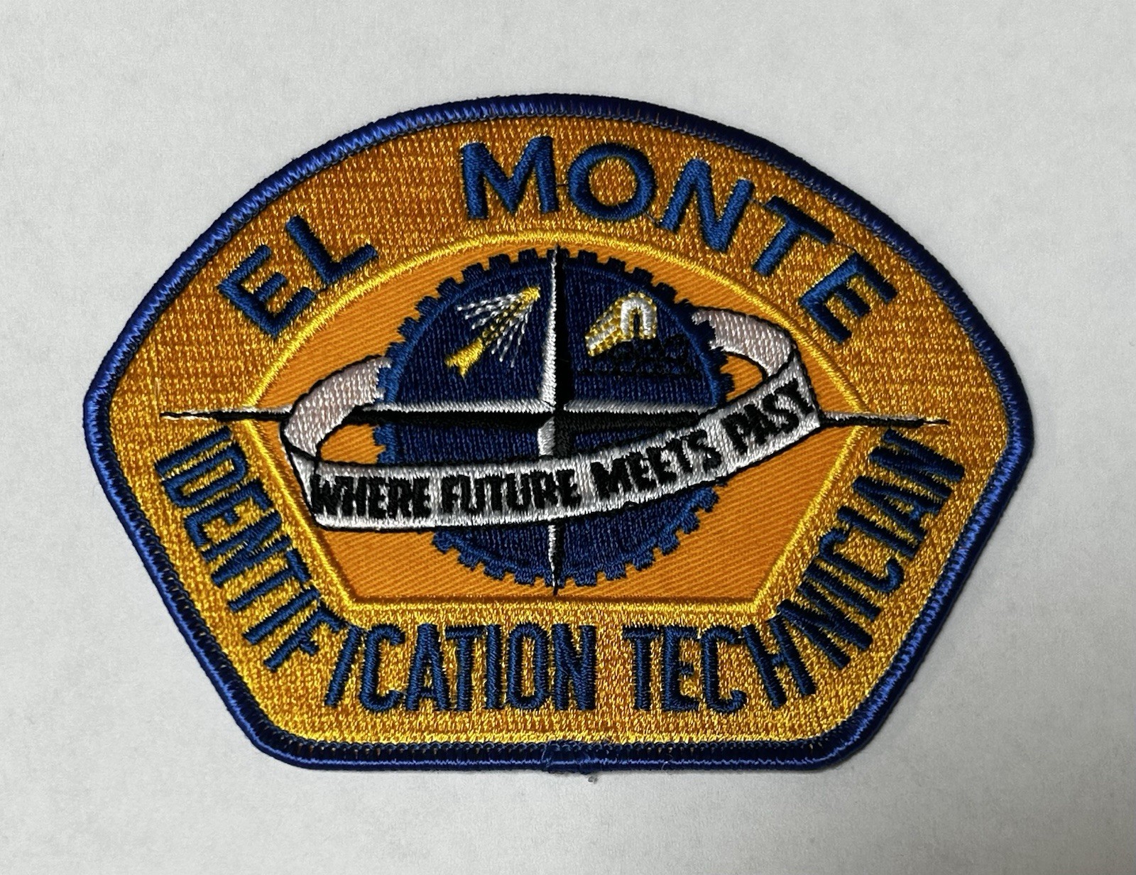 CALIFORNIA EL MONTE IDENTIFICATION TECHNICIAN POLICE PATCH LOS ANGELES CO #PDD63