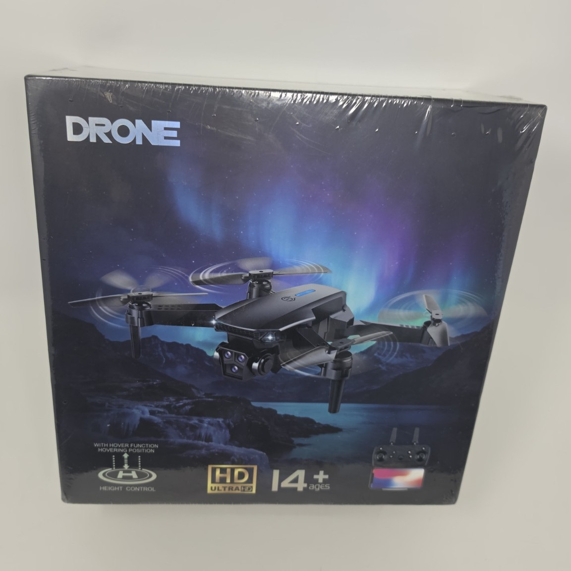 S80 Smart Folding Drone HD Camera Headless Optical Flow Dual Lens 360 Roll
