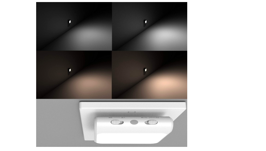 Automatic LED Night Light Plug In Adjustable Brightness Hallway Warm Cool White