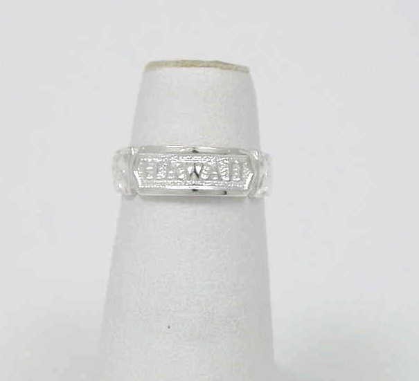SILVER "HAWAII" PLUMERIA FLOWER SCROLL TOE RING