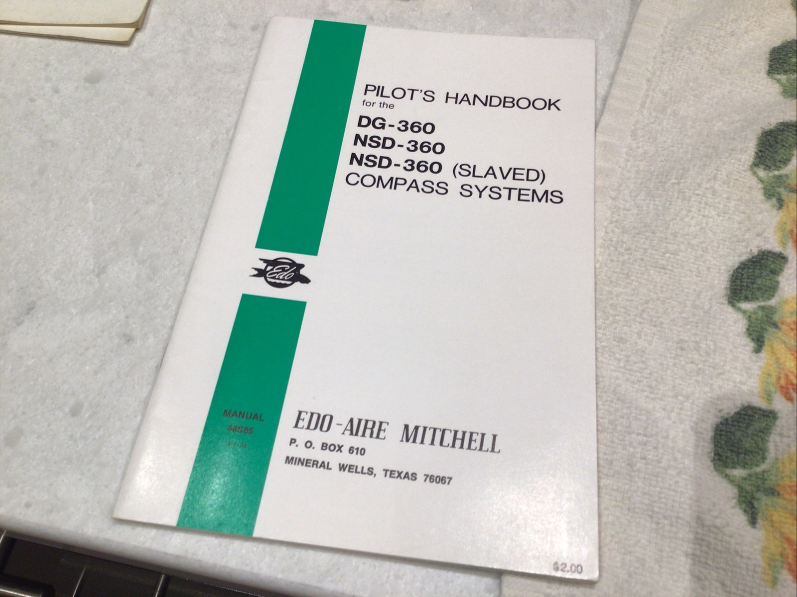 Edo-Aire Mitchell DG-360 NSD-360 Compass Systems Pilot's Handbook