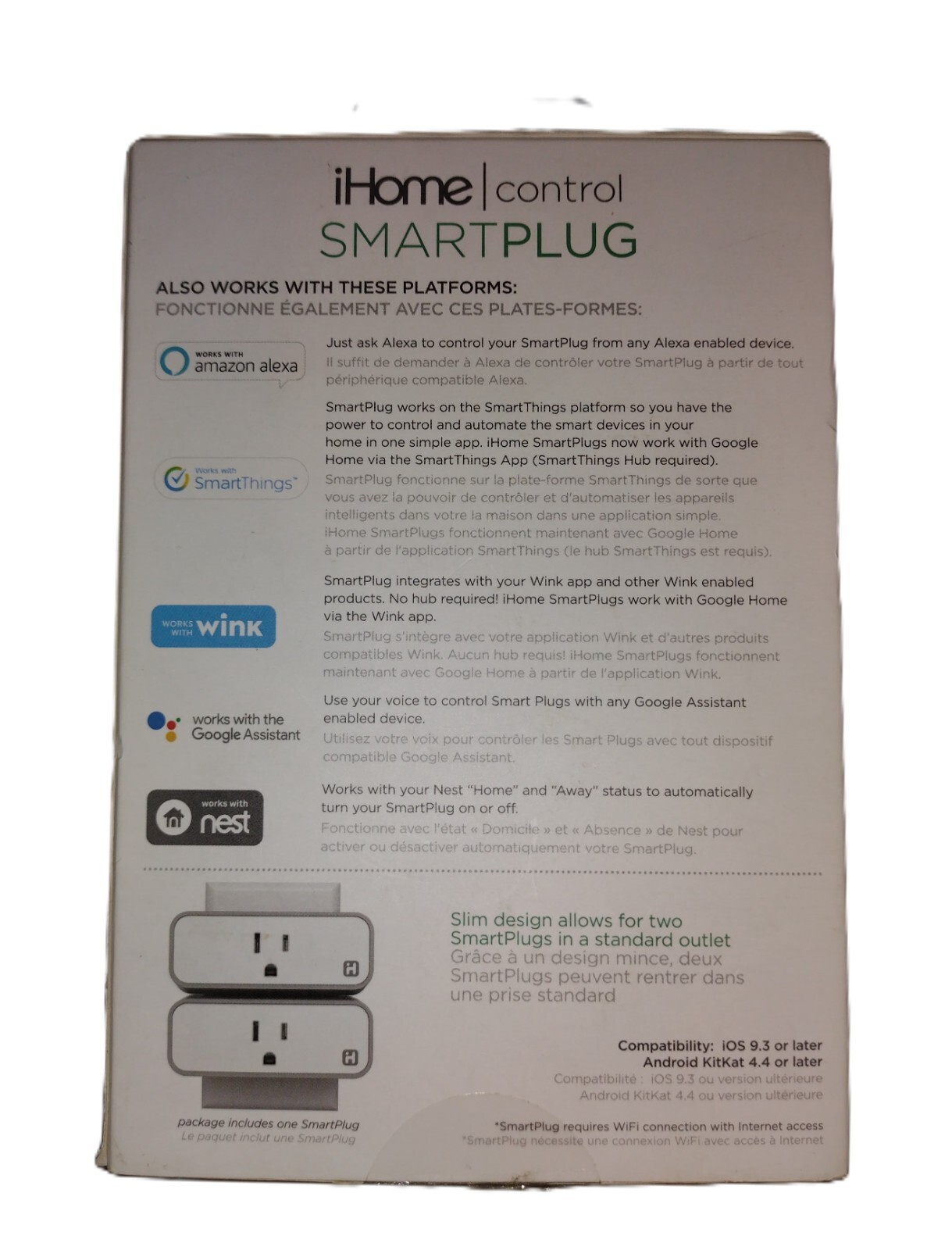 iHome ISP6 Wifi Smartplug Home Bedroom String Light IOS HomeKit APP Control NEW
