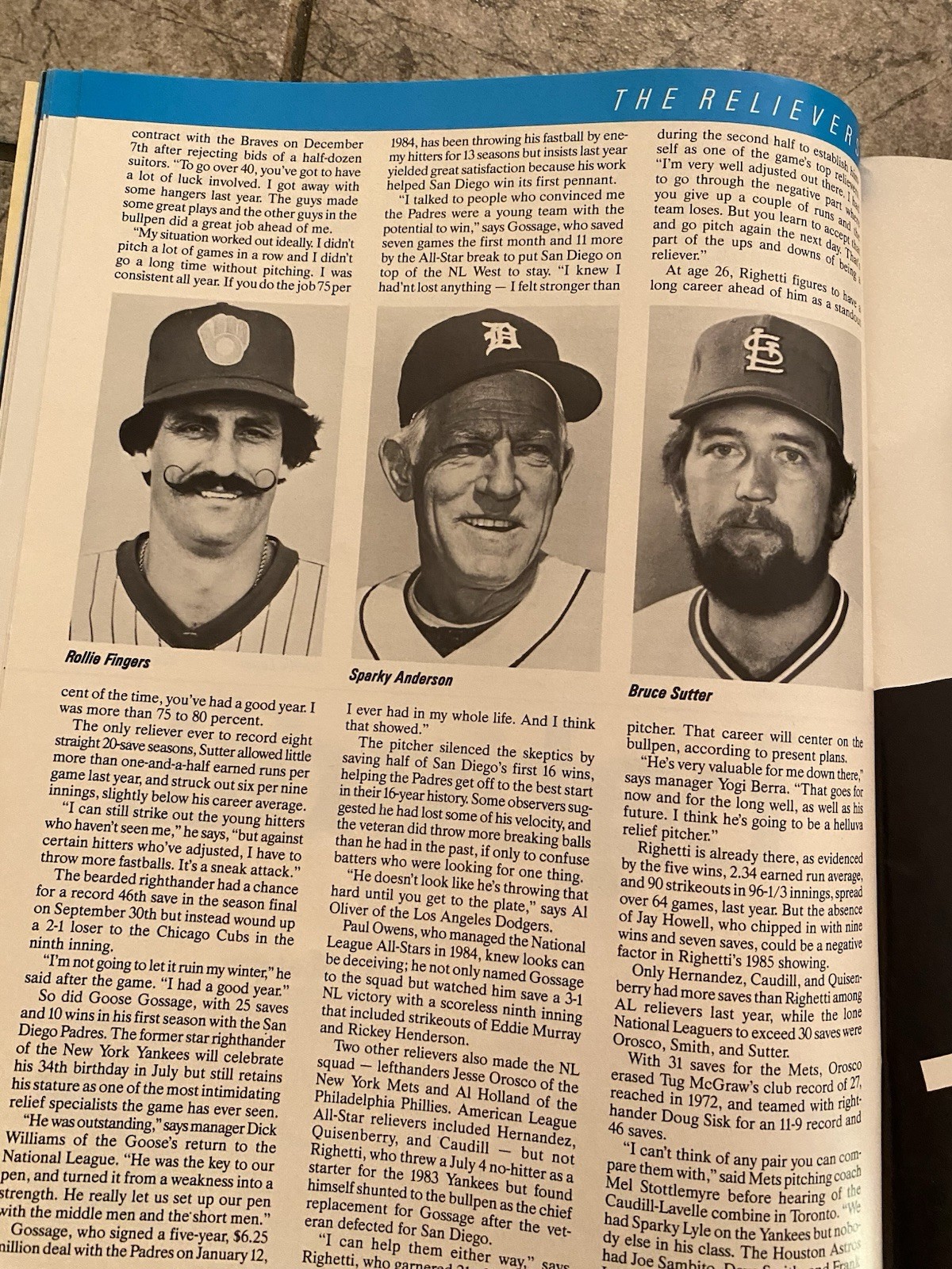 1985 ALCS PLAYER PROGRAM TORONTO vs KANSAS CITY EXHIBITON STADIUM
