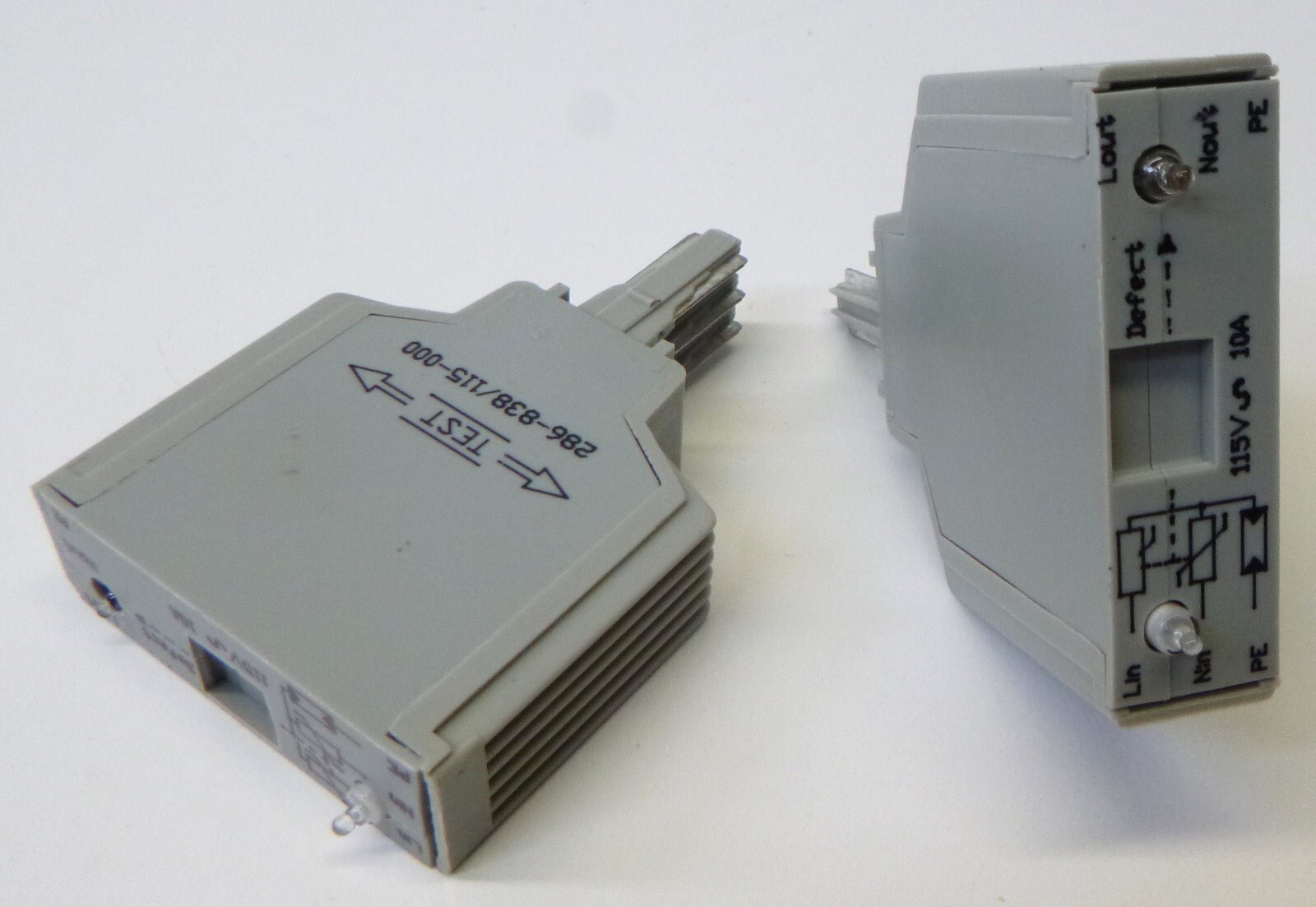 WAGO 286-838/115-000 Surge Suppression Module, Lot of 2