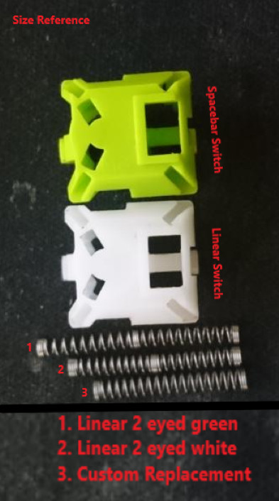 Space Invader Custom Weight 60g Springs (110 pack)