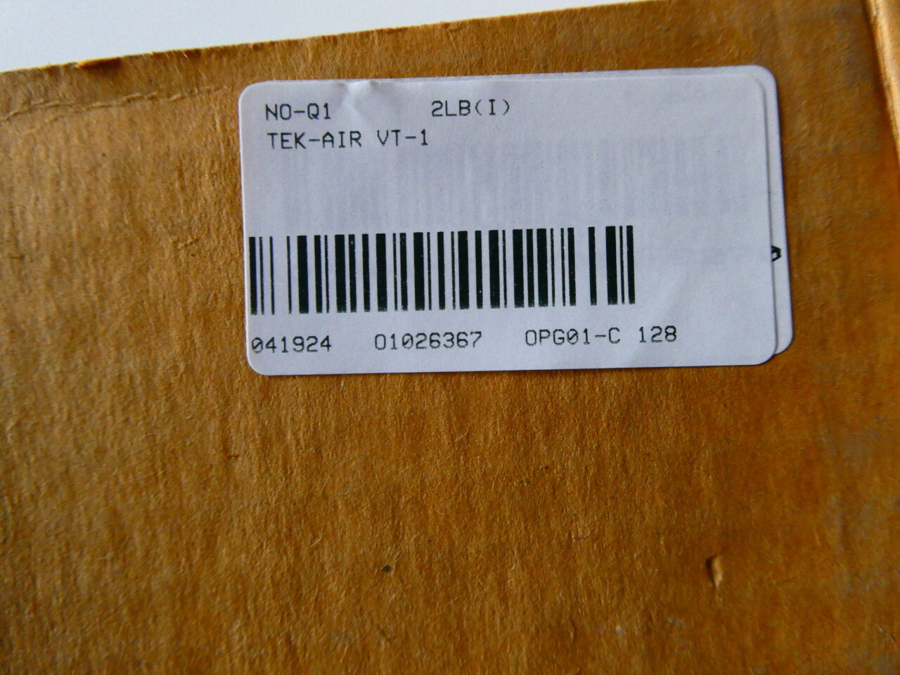 Tek-air VT-1 Vortek Airlfow Transmitter 36200cfm