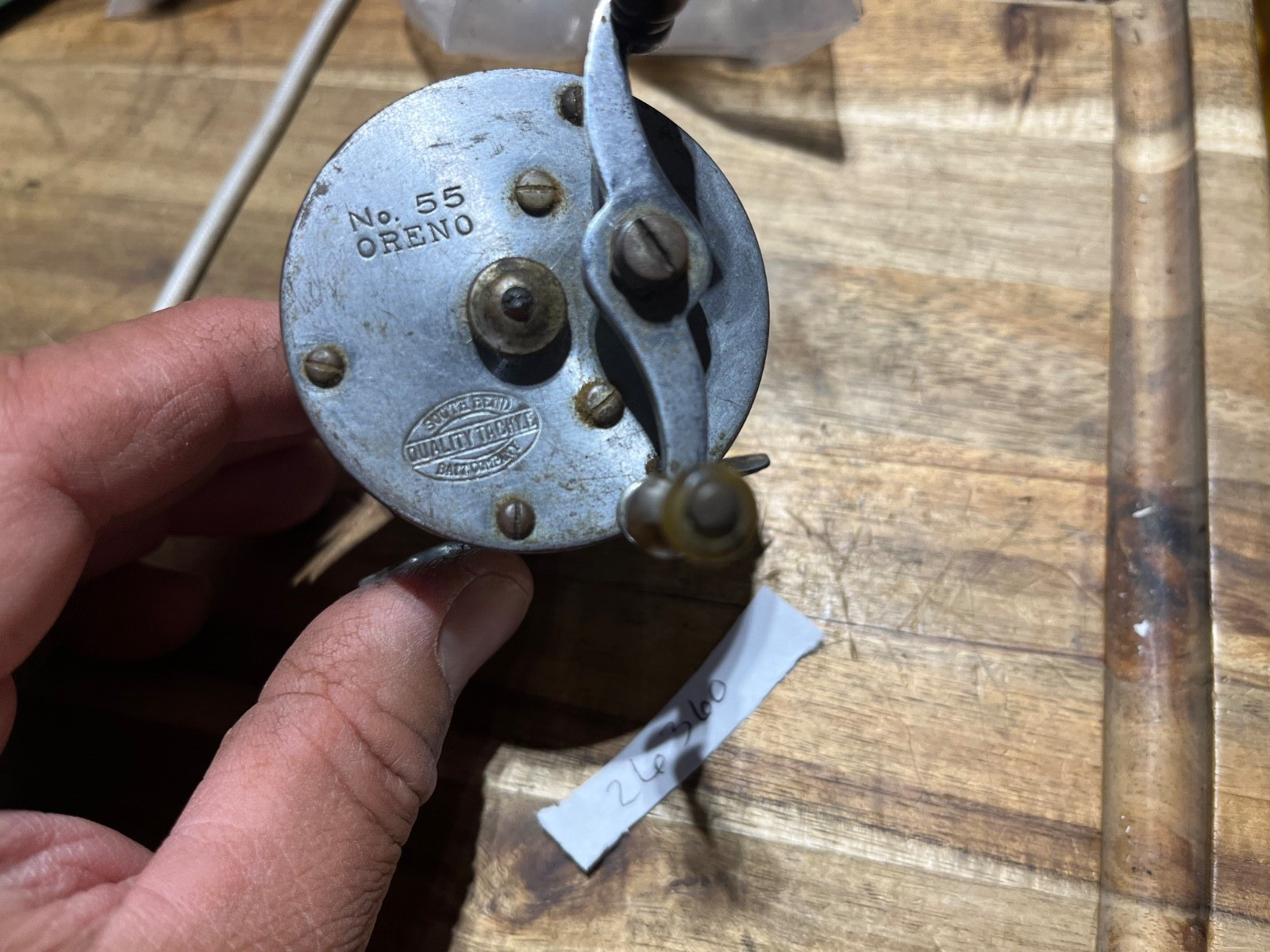 South Bend no. 55 Oreno anti-backlash fishing reel  (26360)