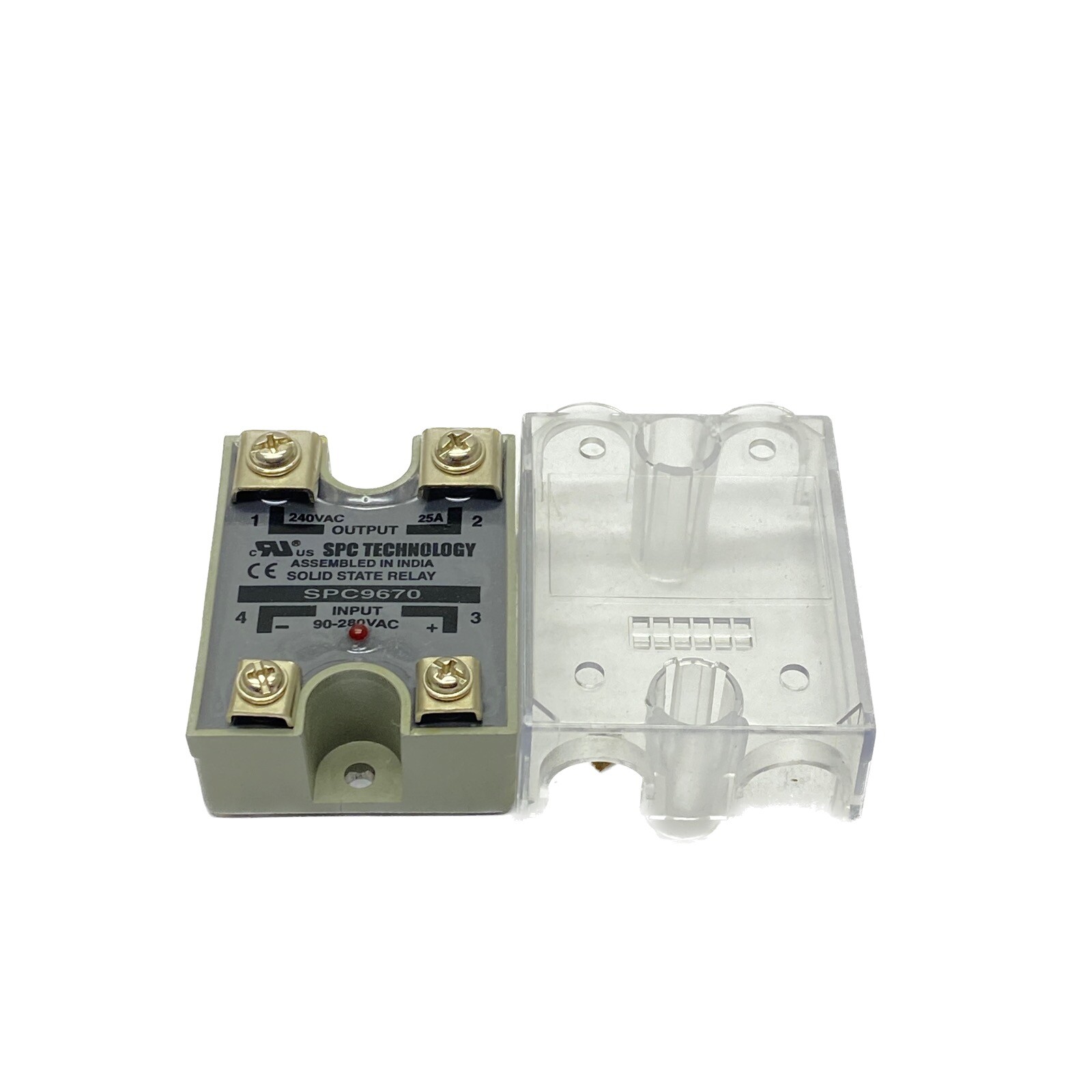 SPC Technology 240V 25A Output 90-280VAC Input Solid State Relay SPC9670